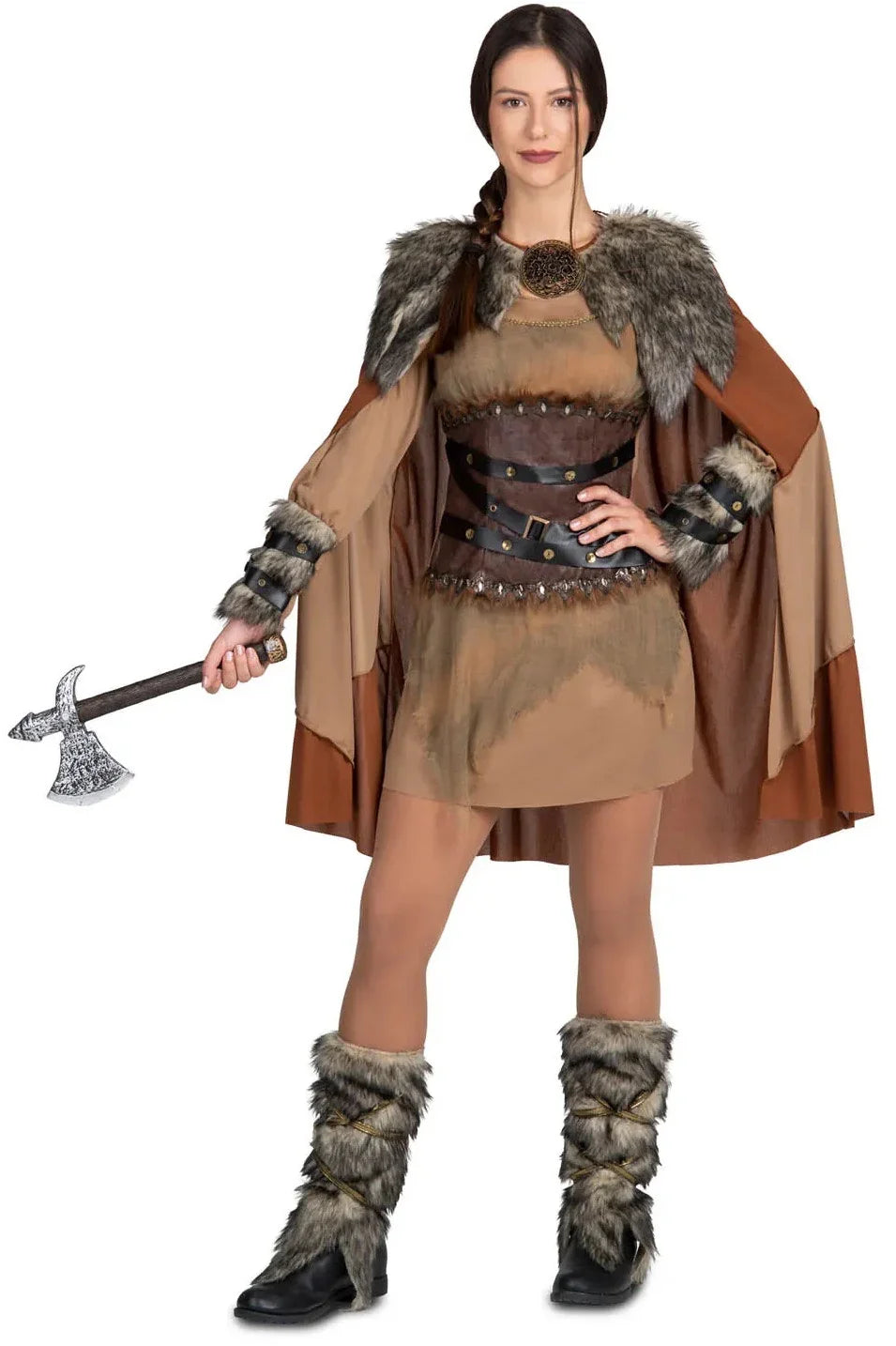 Disfraz de Vikinga Nórdica para Mujer Vikingos Viving