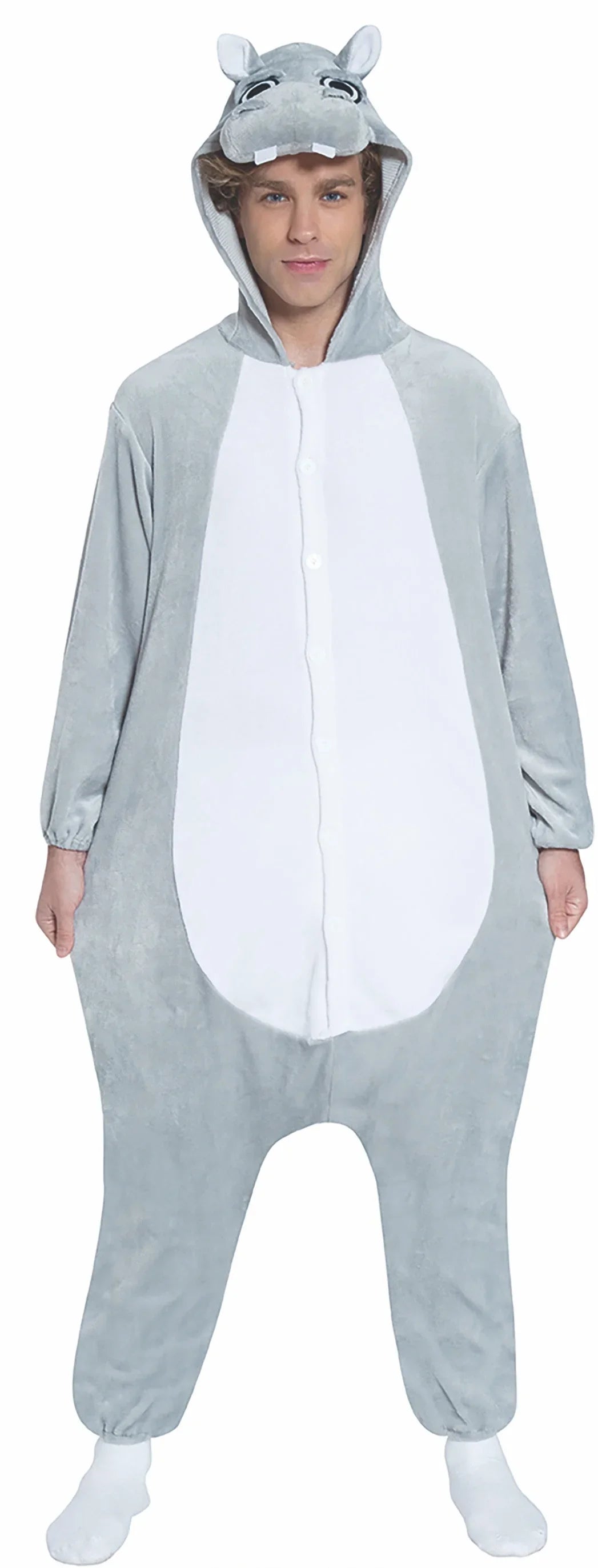 Disfraz de Hipopótamo Pijama para Adulto Hipopótamo Guirca