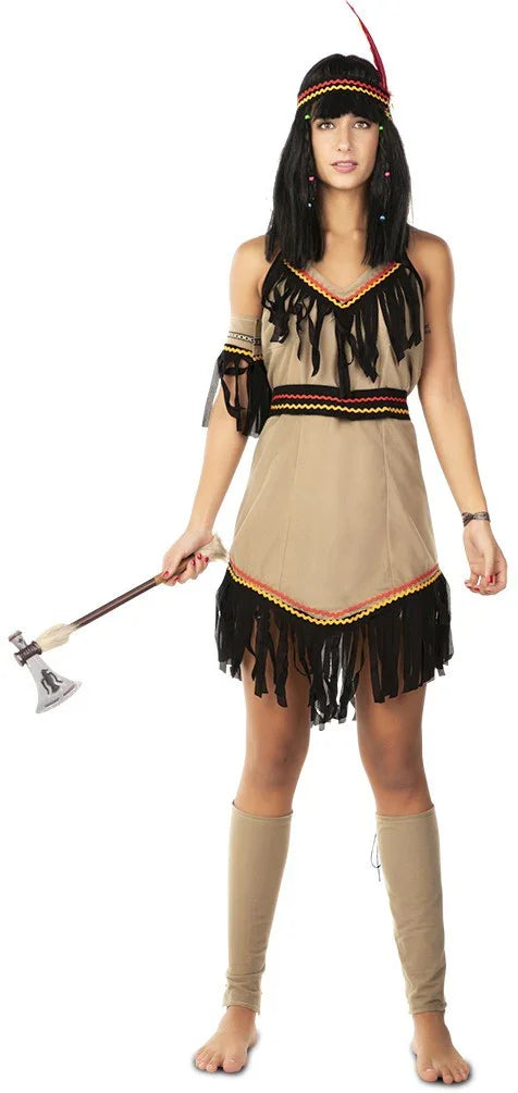 Fun Shack Costume Tenue Amérindienne Femme Déguisement D'Indien Navajo Fun Shack Costume Tenue Amérindienne Femme Déguisement D'Indien Navajo
