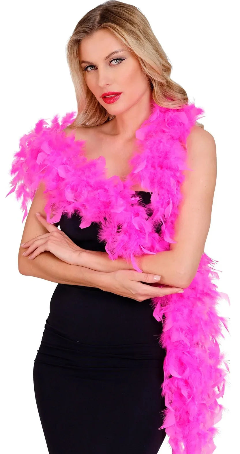 Boa de Plumas Fucsias de 180cm Boas de Plumas Widmann