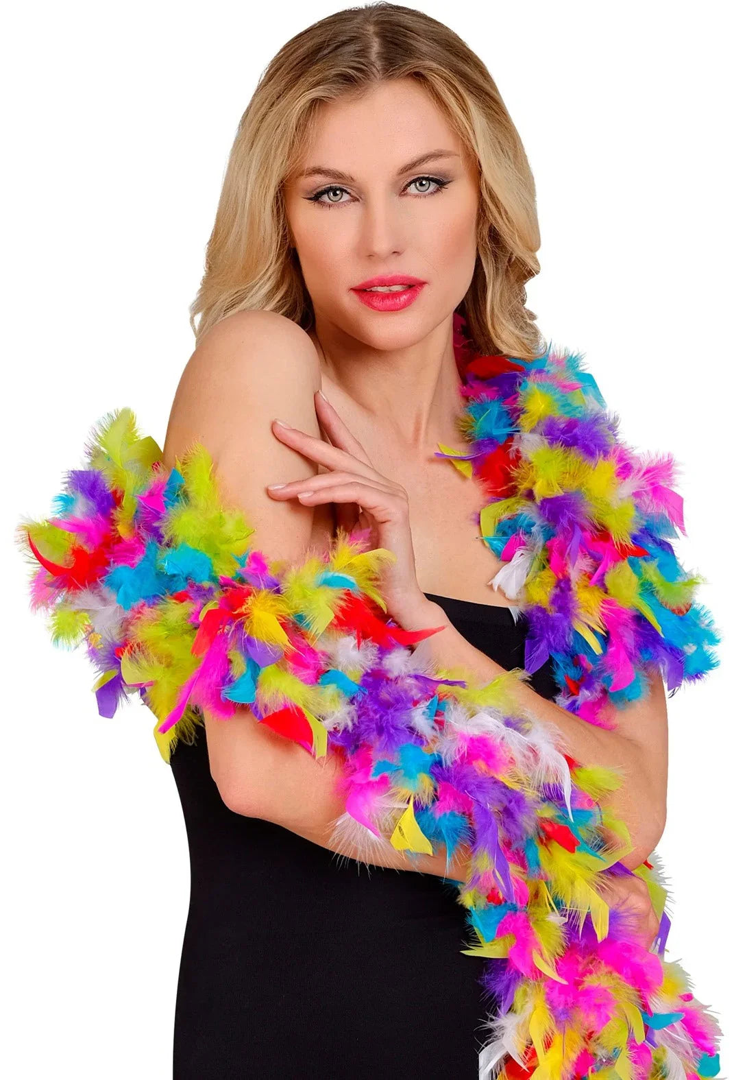Boa de Plumas Multicolor de 180cm Boas de Plumas Widmann