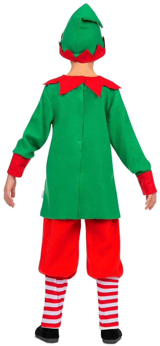 Disfraz de Elfo de Papá Noel para Niños Navidad Infantiles Viving