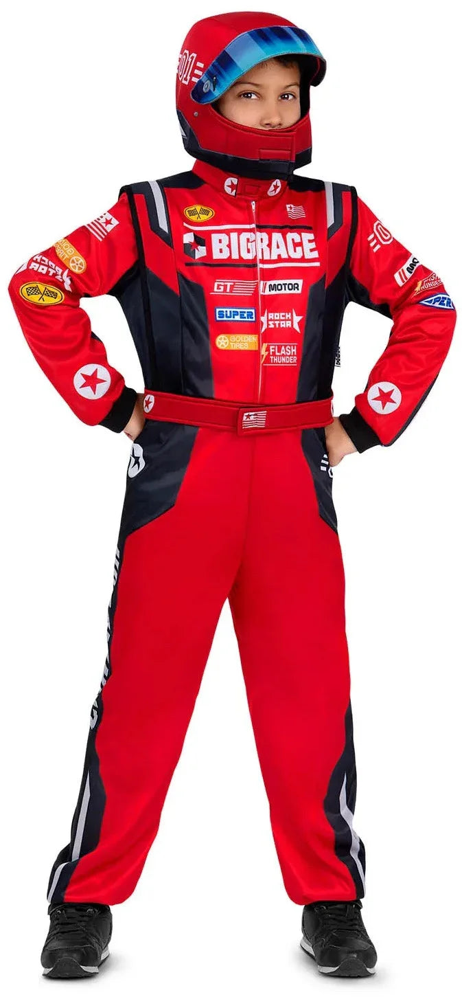 Disfraz de Piloto de Rally Infantil Deportistas y Animadoras Infantiles Viving