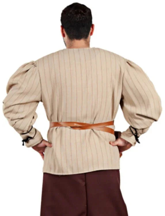 Camisa Medieval Beige para Hombre Medievales Fycar