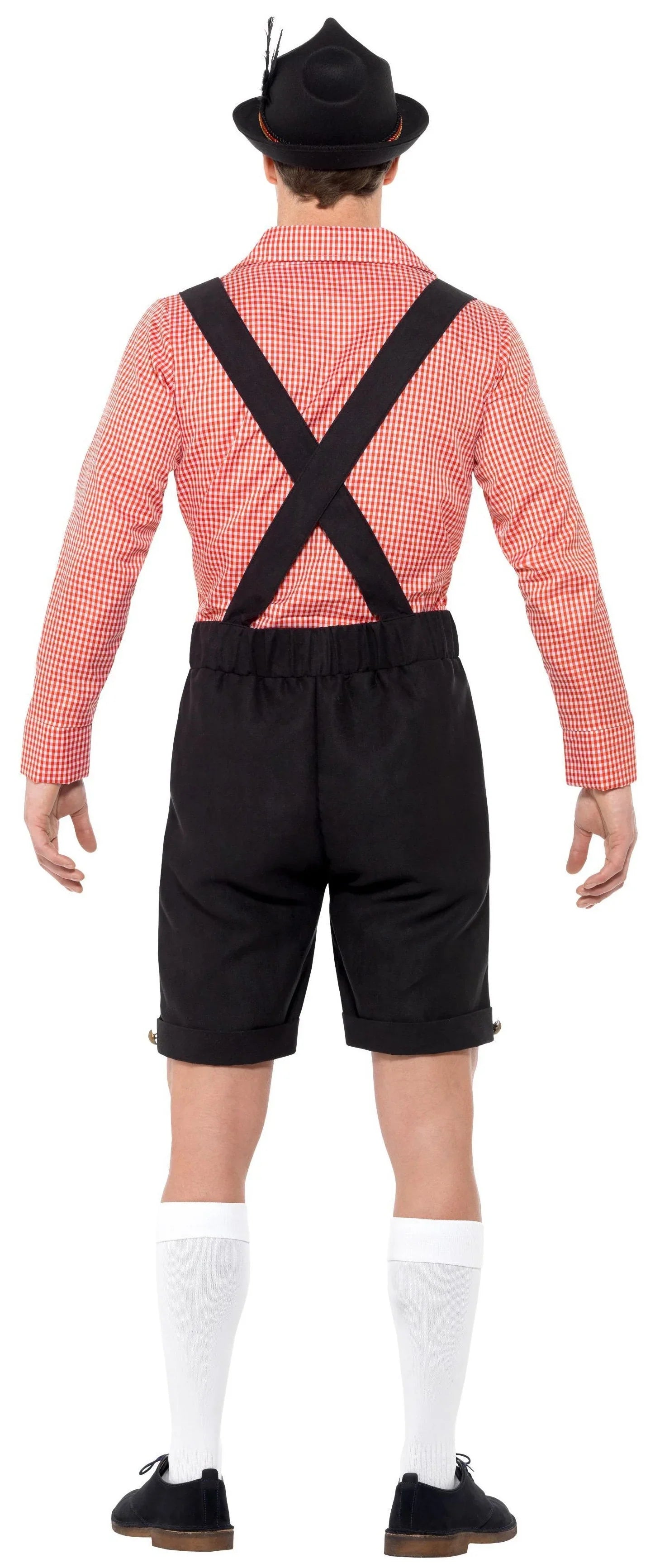 Disfraz de Bávaro Elegante Corto para Hombre Tiroleses Oktoberfest Smiffys