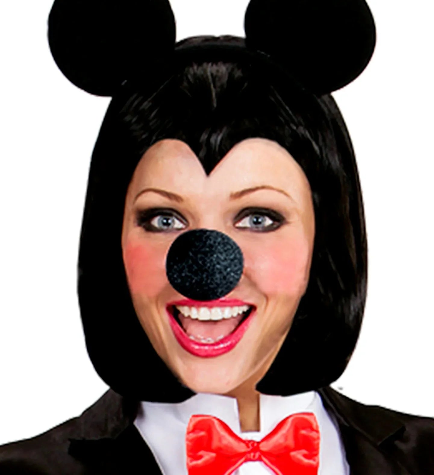 Nariz Negra de Espuma de Ratón Mickey Mouse COMPLEMENTOS Widmann