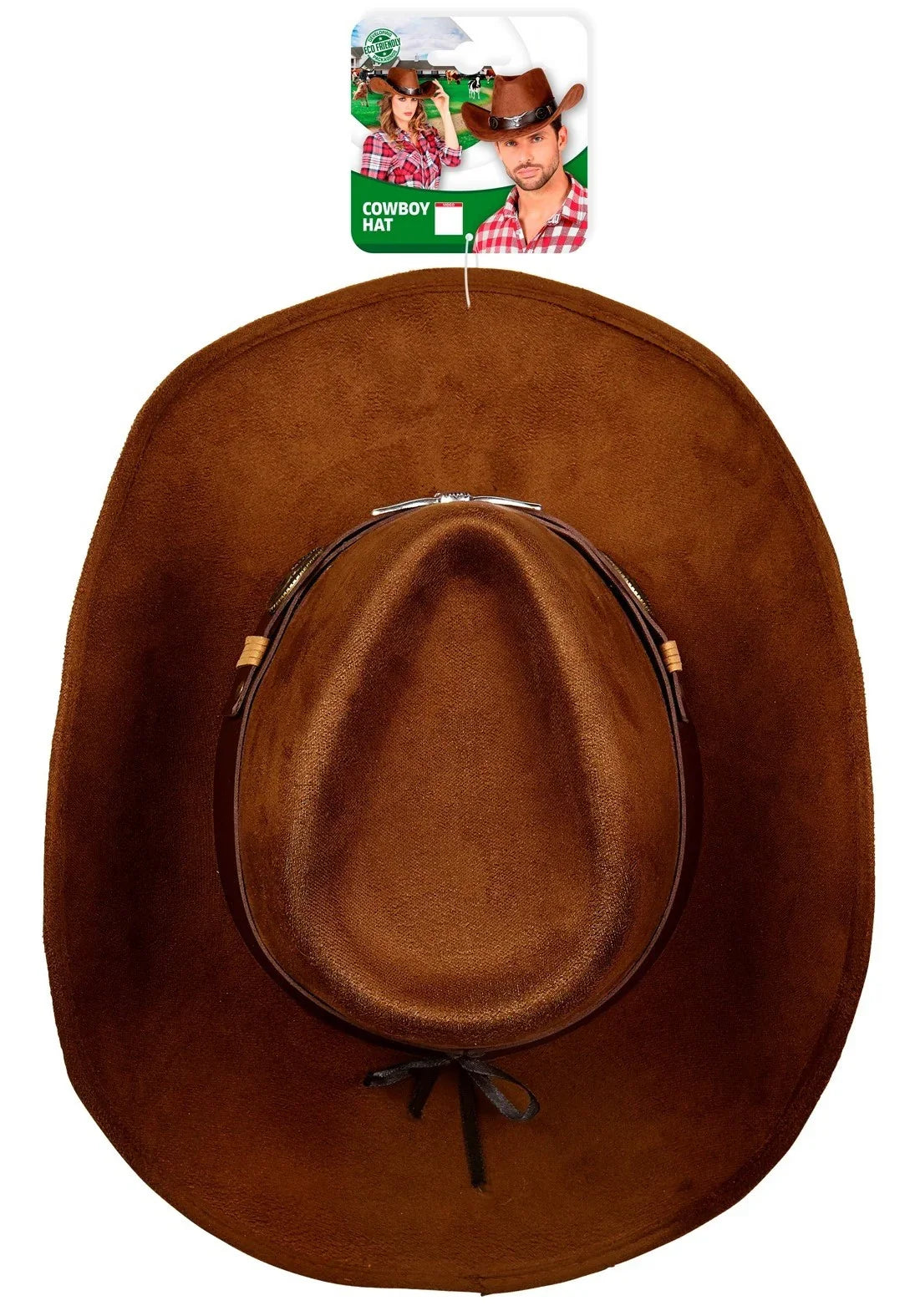Sombrero de Cowboy Marrón Premium Complementos Vaqueros Widmann
