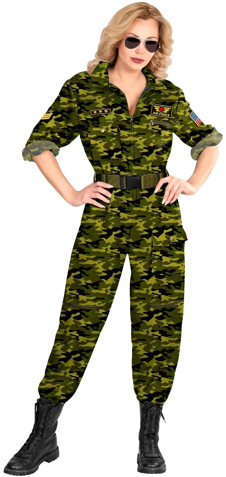 Disfraz de Piloto Militar para Mujer Pilotos y Aviadores Widmann