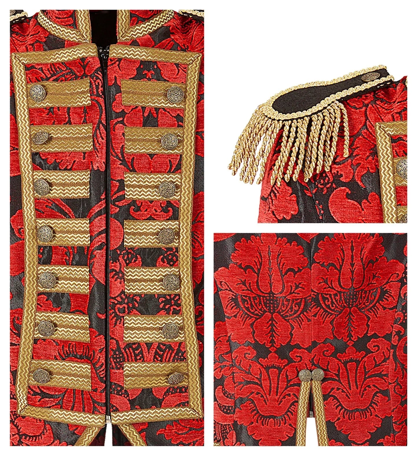 Frac Rojo Premium para Mujer Chaquetas, Chalecos y Camisas Widmann