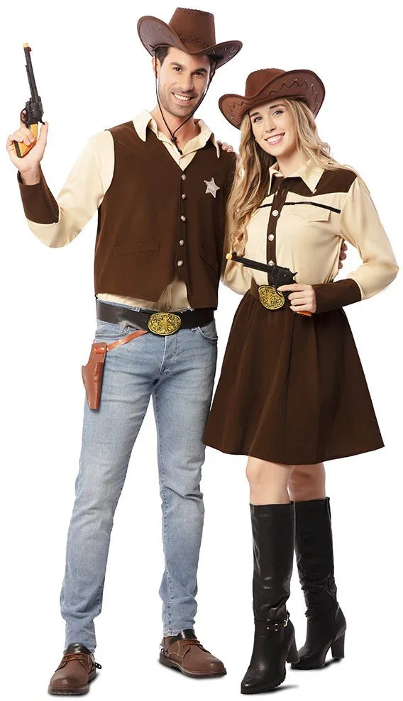 Disfraz de Vaquera con Falda para Mujer Vaquero EuroCarnavales