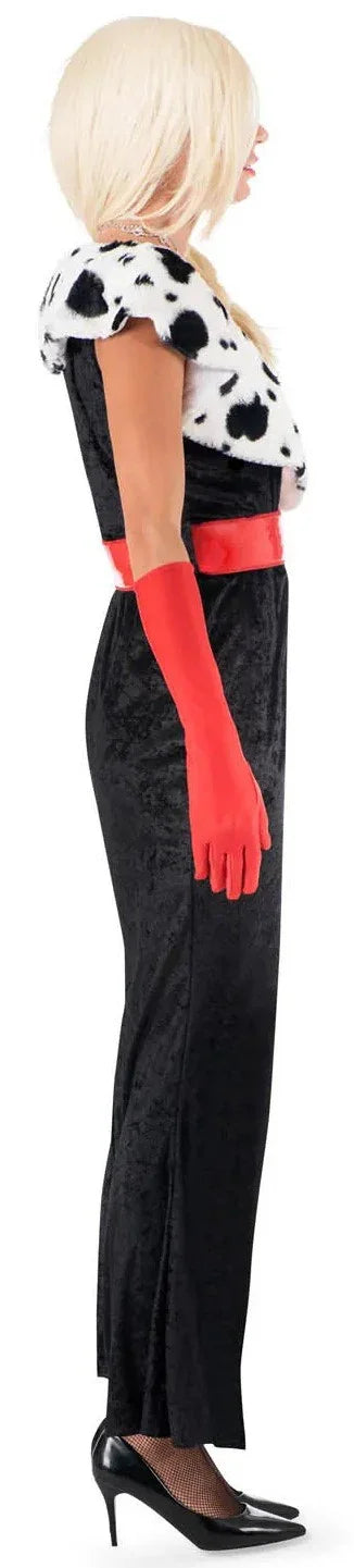 Disfraz de Cruella Diva Villana para Mujer Cruella de Vil Viving