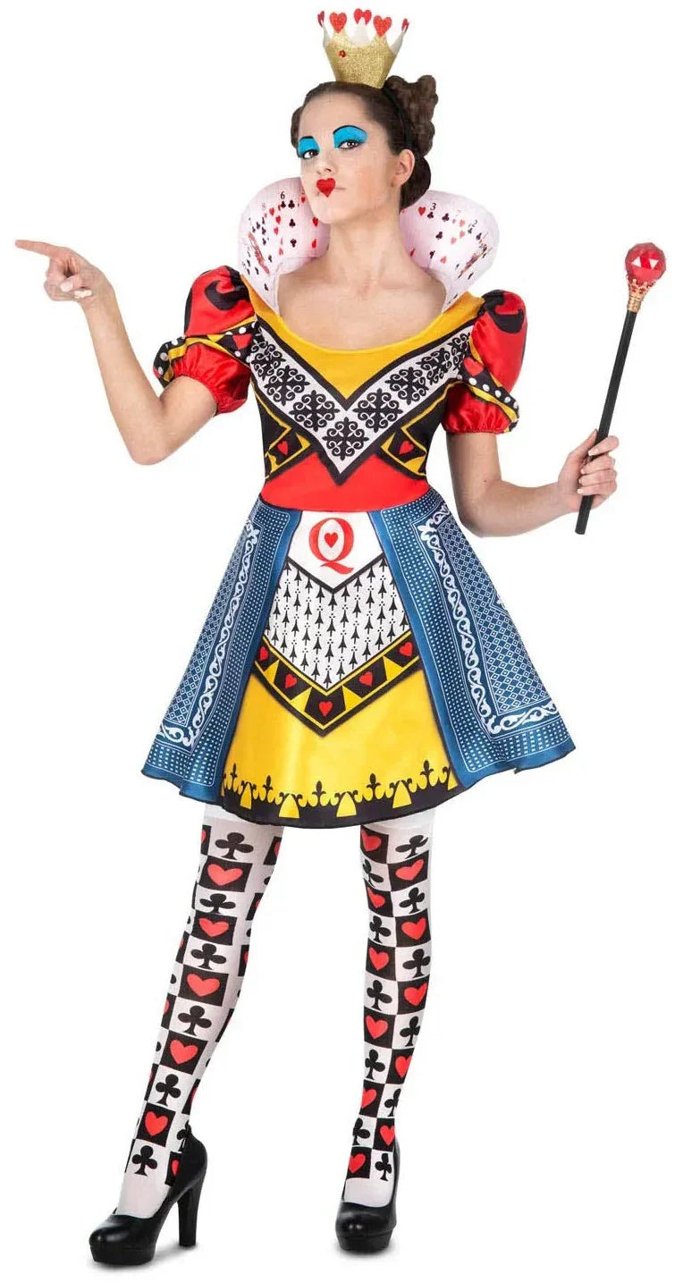 Disfraz de Reina de Corazones Premium para Mujer Reina de Corazones Viving