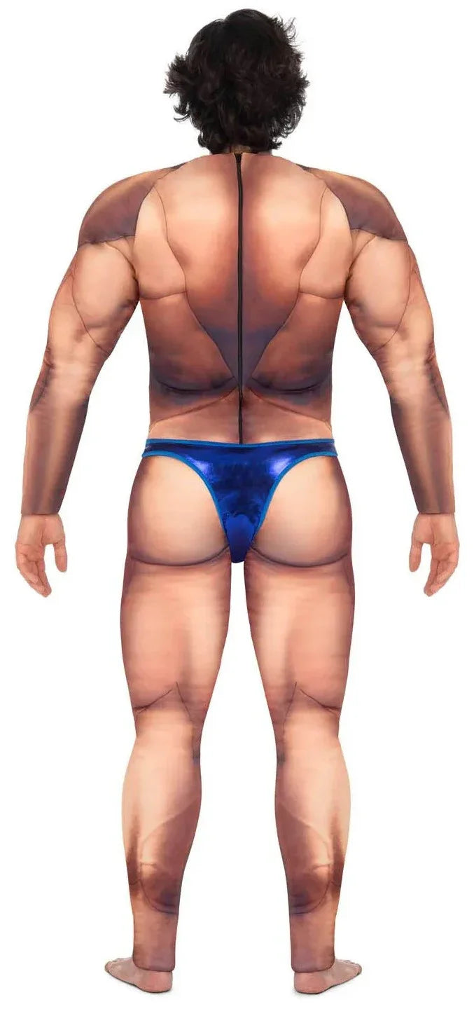 Disfraz de Culturista Fitness Musculoso para Hombre Culturistas Viving