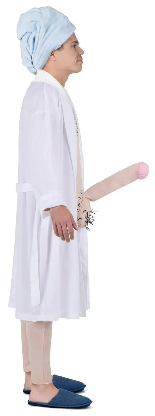 Disfraz de Exhibicionista en Albornoz para Hombre Despedidas Viving