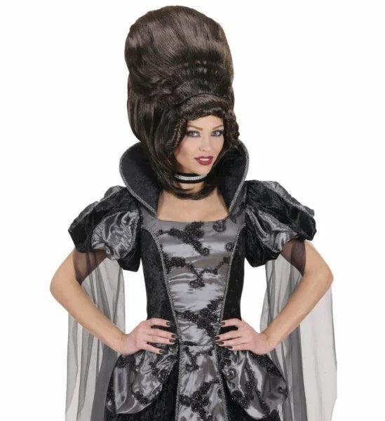 Peluca de Época Morena con Recogido COMPLEMENTOS Widmann