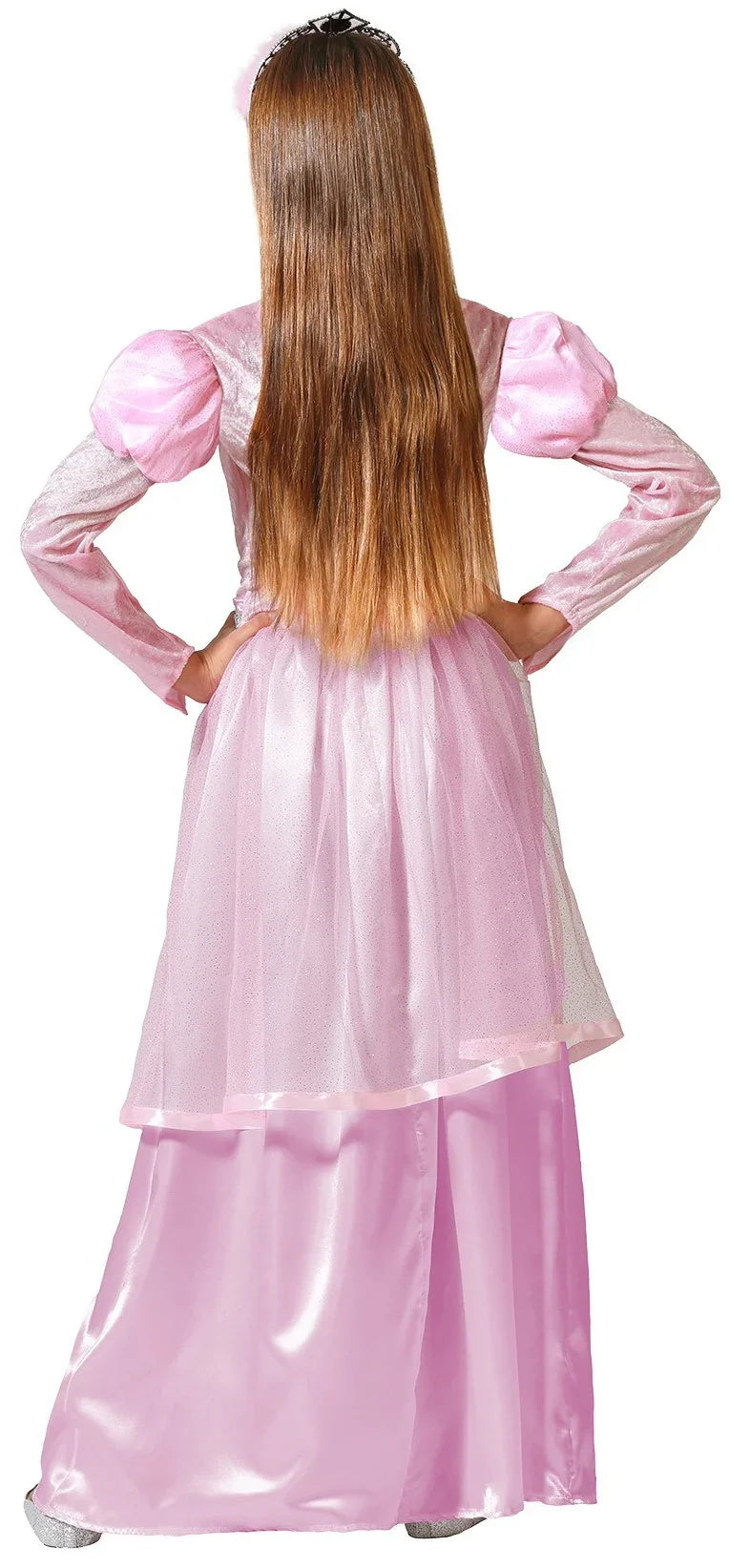 Disfraz de Princesa de Cuento Rosa para Niña Princesas y Príncipes Infantiles Atosa