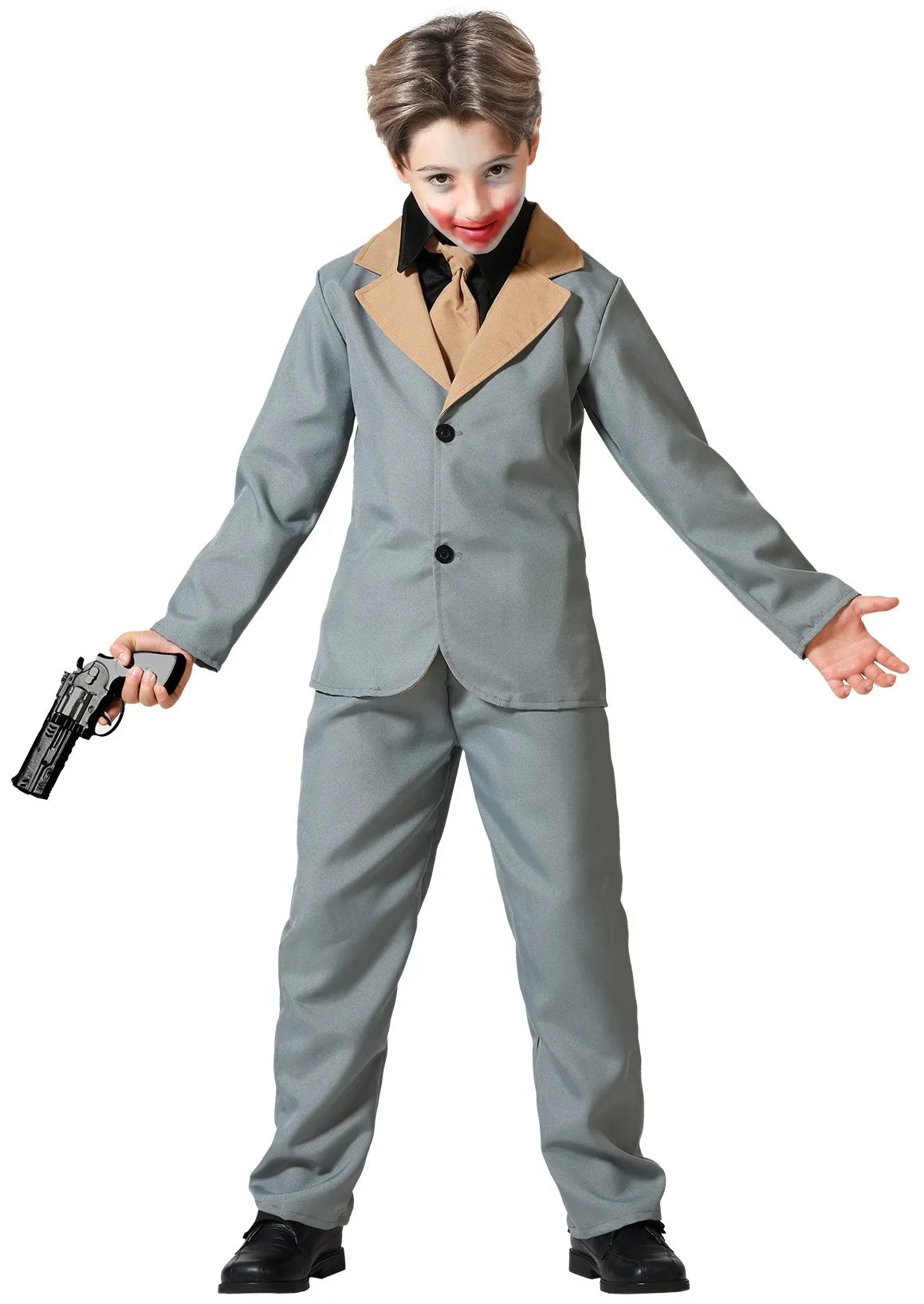 Disfraz de Joker Gris para Niño Joker Atosa