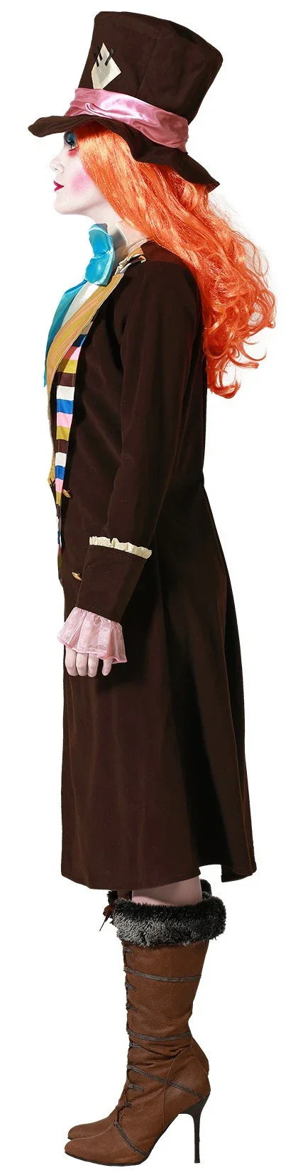 Disfraz de Sombrerera Loca con Abrigo para Mujer Sombrerero Loco Atosa