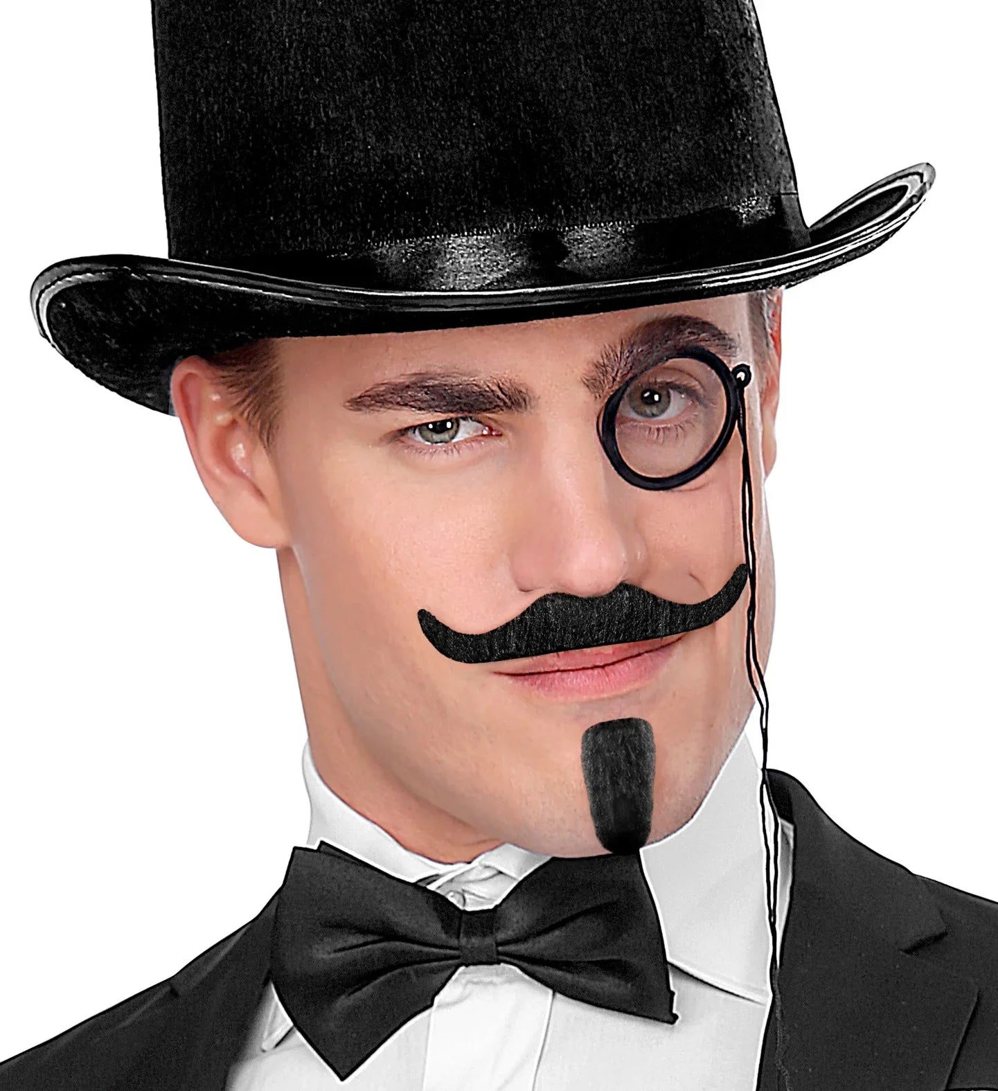 Bigote con Perilla en Negro COMPLEMENTOS Widmann