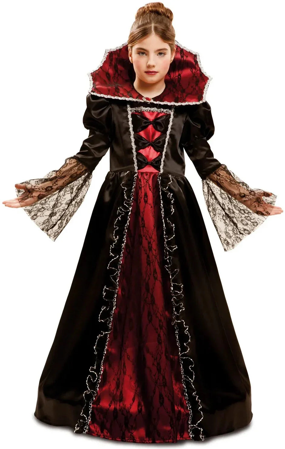 Disfraz de Reina Vampira Elegante para Niña Vampiros y vampiresas Viving