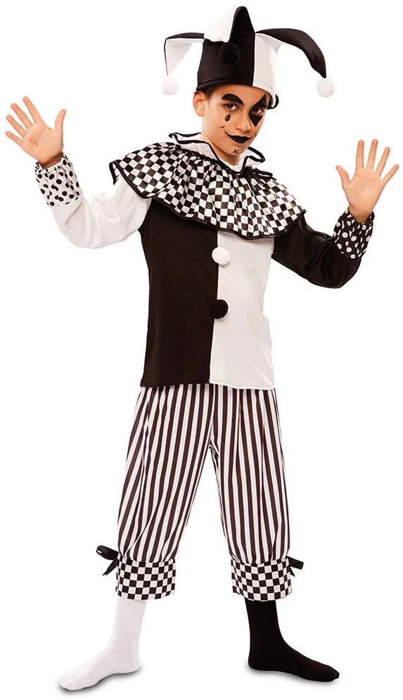 Disfraces para Grupo de Arlequines Blancos y Negros Arlequines y Bufones Disfraces Simon