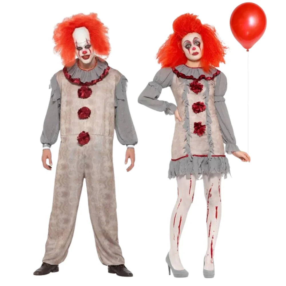Disfraces en Pareja de Penny el Payaso Asesino Pennywise Disfraces Simon