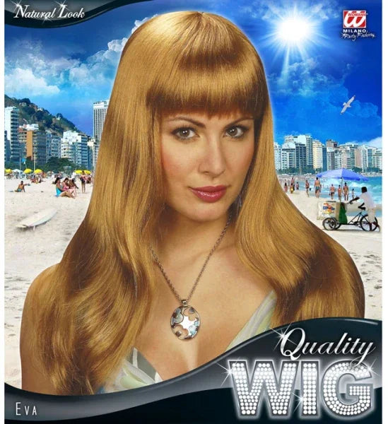 Peluca Castaña Clara Lisa Look Natural COMPLEMENTOS Widmann