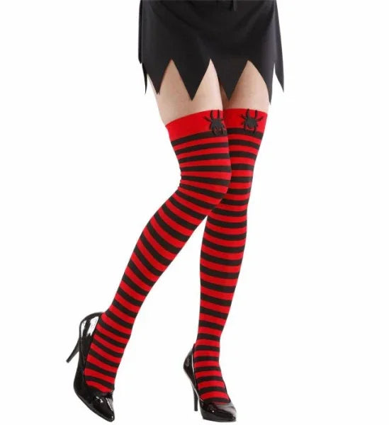 Medias de rayas con arañas COMPLEMENTOS Widmann