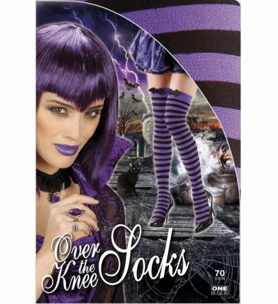 Medias de rayas con murciélago COMPLEMENTOS Widmann