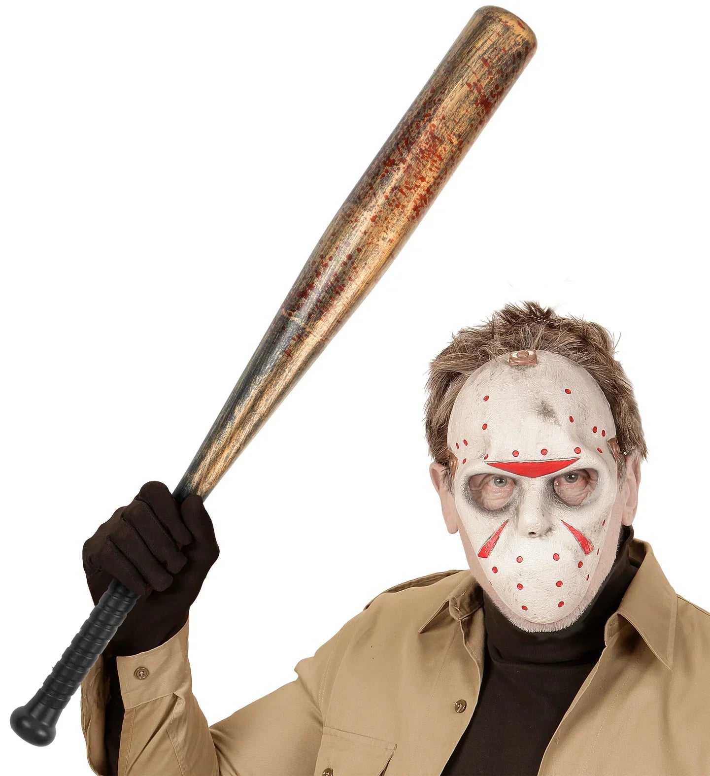 Bate de Béisbol con Sangre de 72cm Accesorios Halloween Widmann