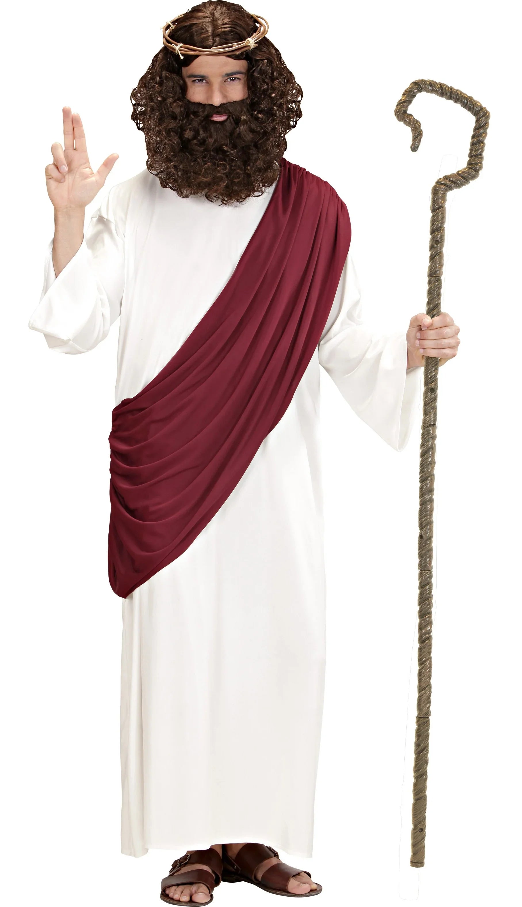 Bastón de Pastor Hebreo Desmontable de 146cm Pastores Widmann