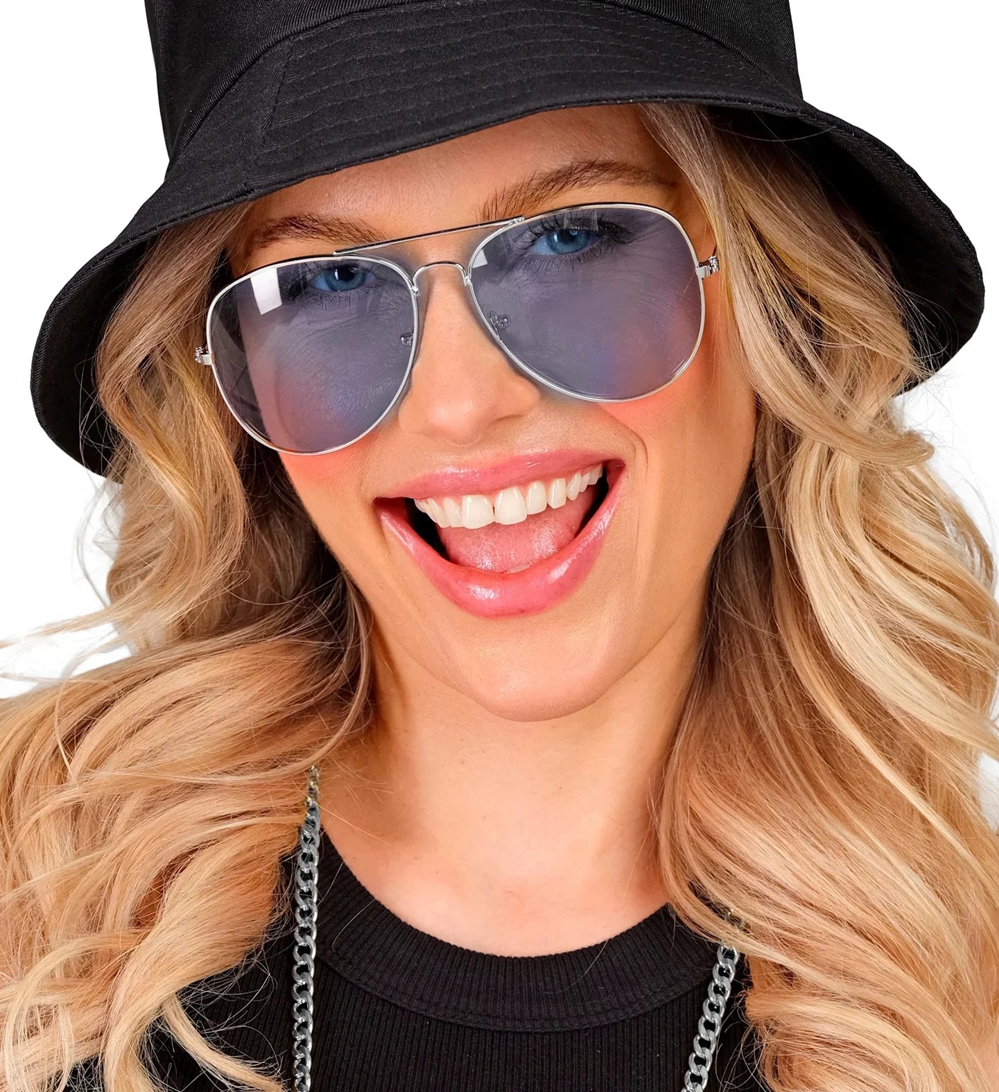 Gafas Aviador Metálicas con Lentes Azules Gafas Widmann