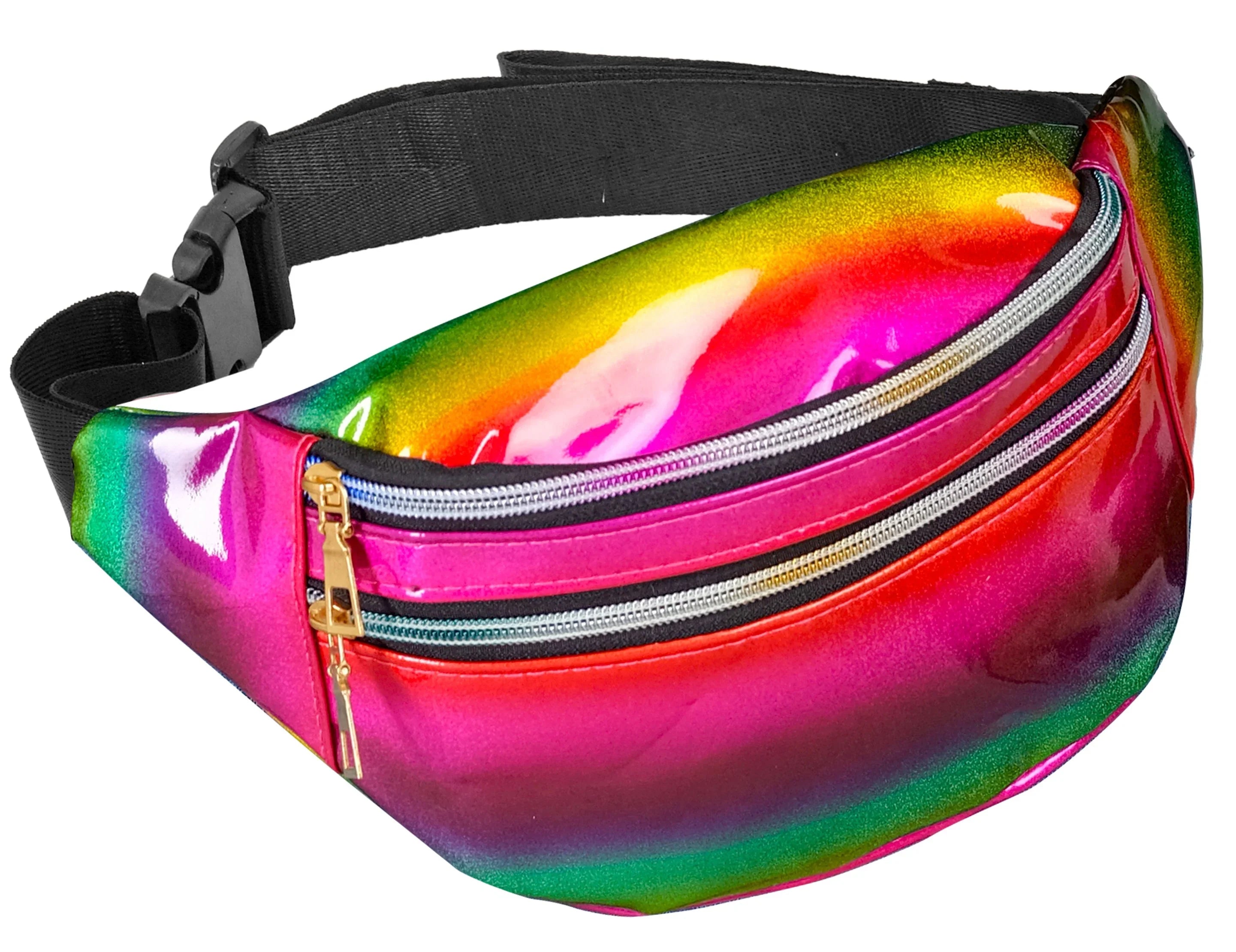 Riñonera Holográfica Años 80 Arcoíris Orgullo Gay Widmann