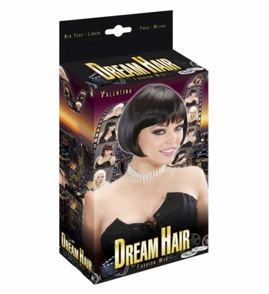 Peluca Morena Corta de Lujo COMPLEMENTOS Widmann