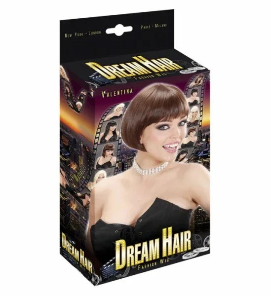 Peluca Castaña Corta Lujo COMPLEMENTOS Widmann