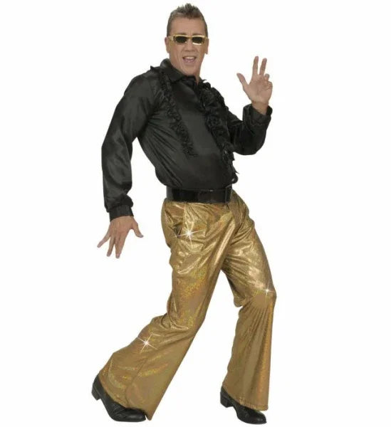 Pantalon disco en oro COMPLEMENTOS Widmann