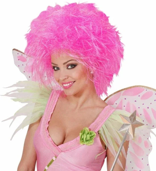 Peluca de Hada Rosa Fucsia COMPLEMENTOS Widmann