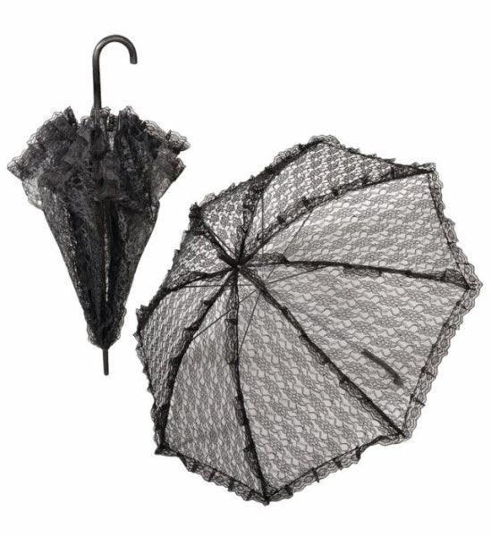 Sombrilla Encaje Negra Sombrillas Widmann