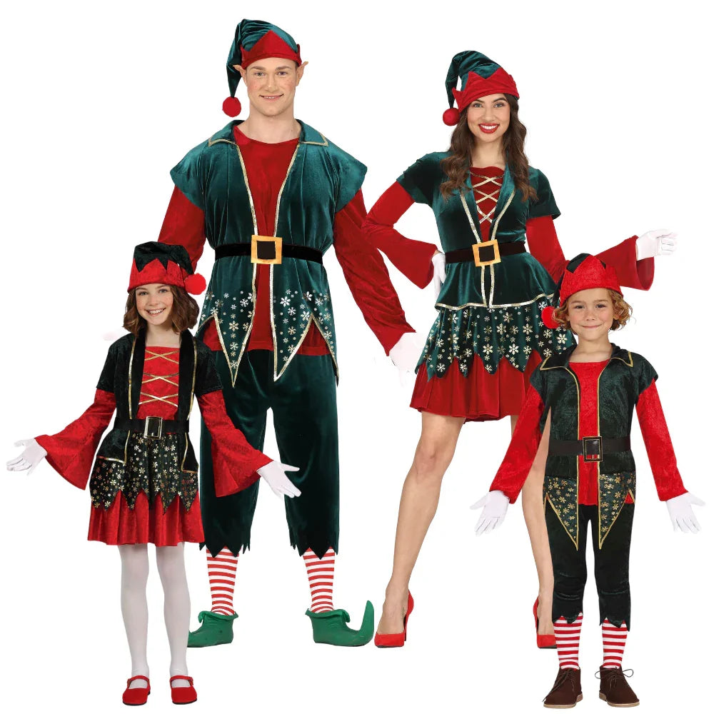 Disfraces para Grupo de Elfos Navideños Copos de Nieve Elfos Navideños Disfraces Simon