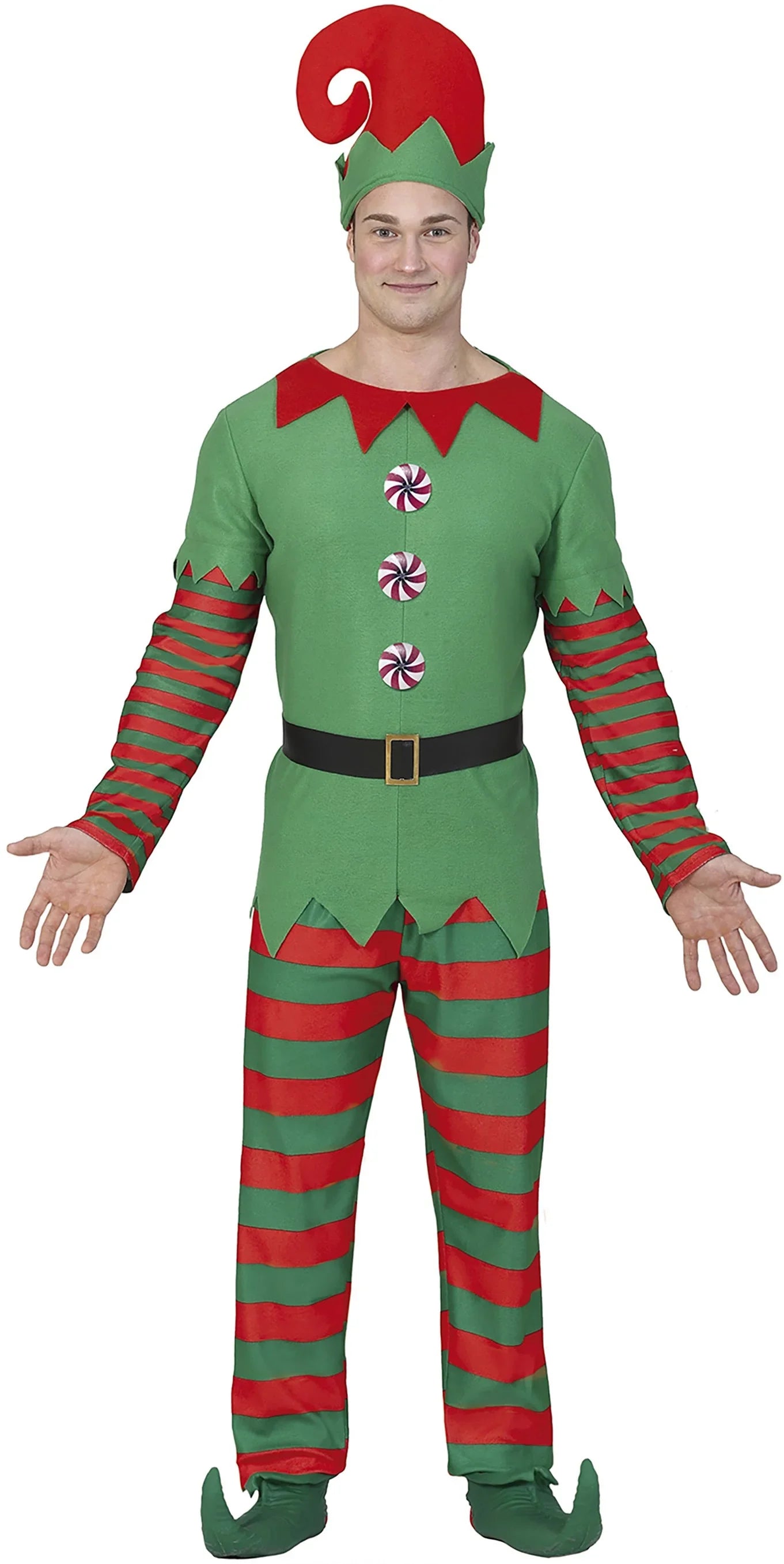 Disfraces para Grupo de Elfos Navideños de Papá Noel Elfos Navideños Disfraces Simon