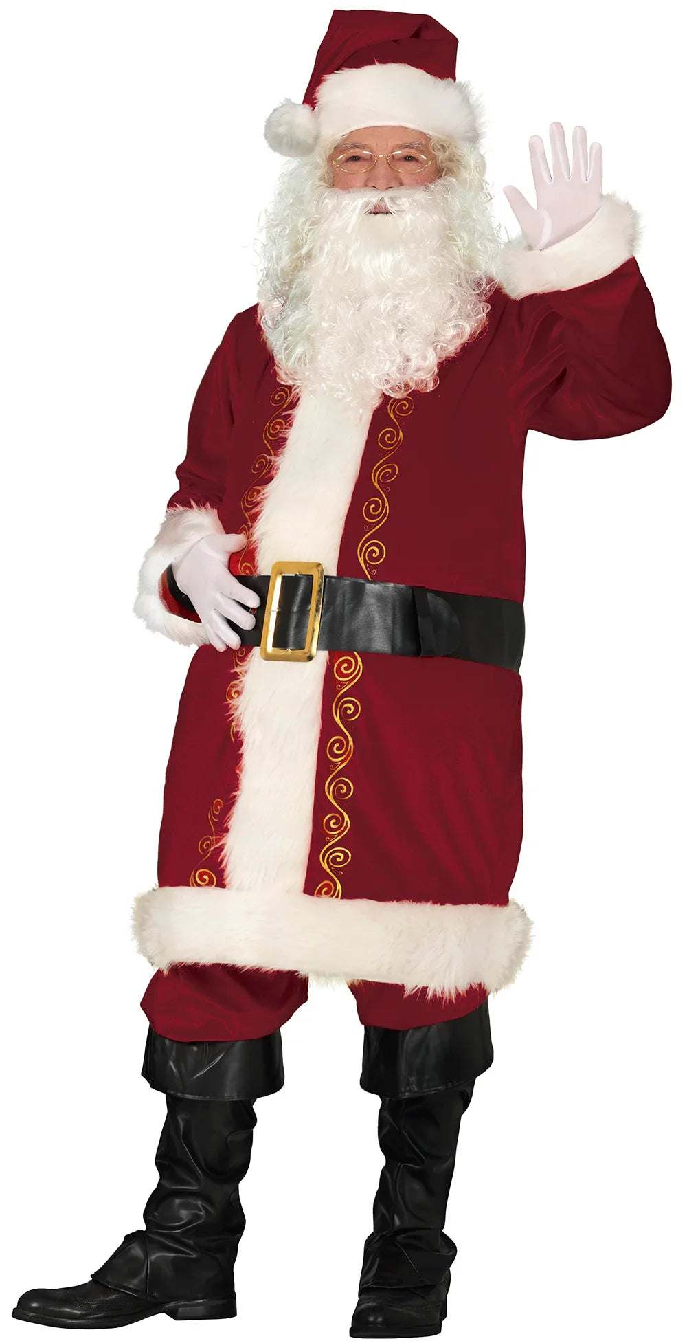 Disfraces en Pareja de Papá y Mamá Noel Terciopelo Papa Noel y Mama Noel Disfraces Simon