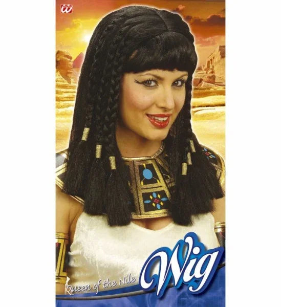 Peluca de Egipcia Morena con Trenzas COMPLEMENTOS Widmann
