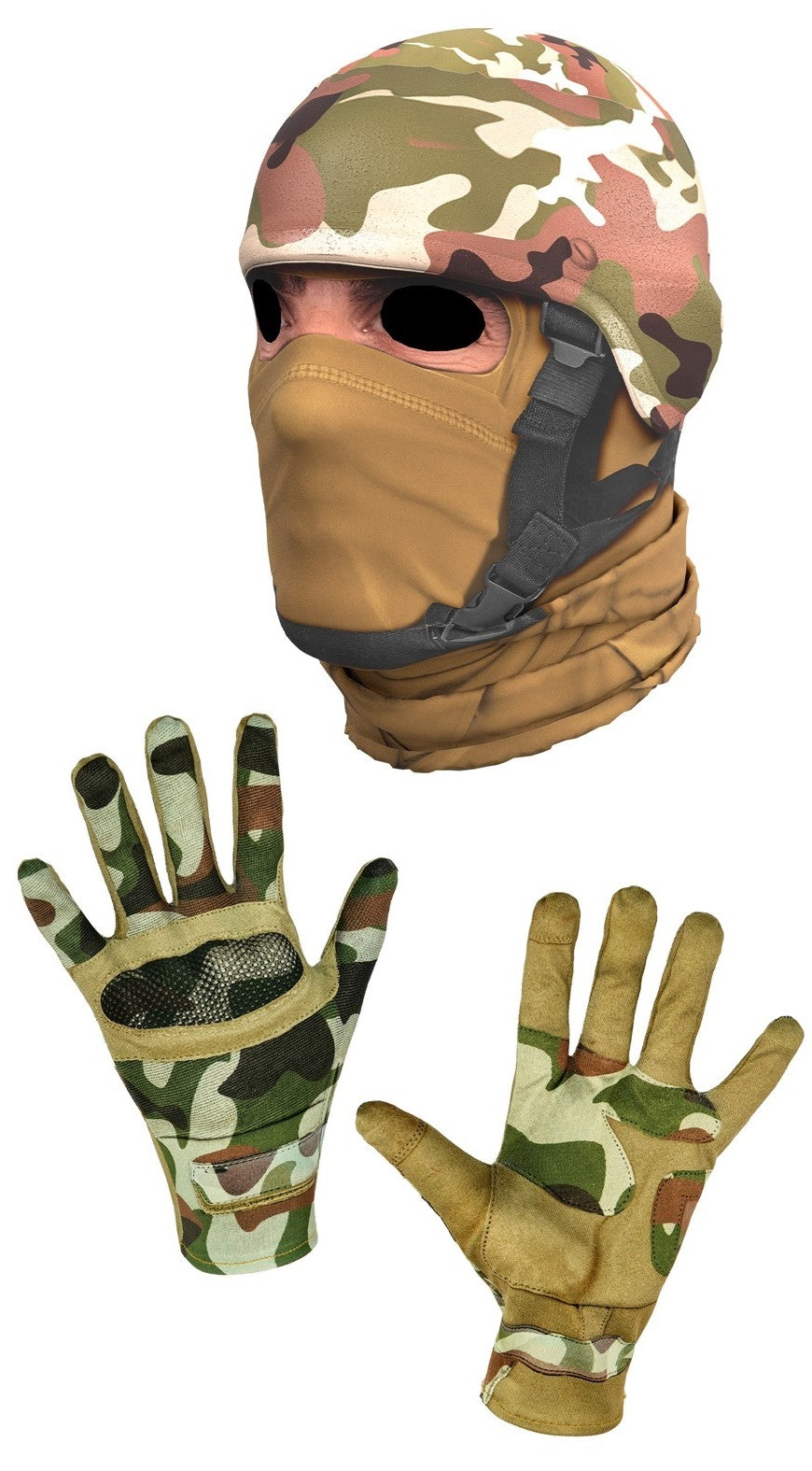 Disfraz de Soldado con Camuflaje Militar para Hombre Militares y Soldados Widmann