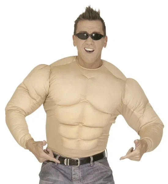 Cuerpo Musculoso para Adulto Camisetas Disfraz Widmann