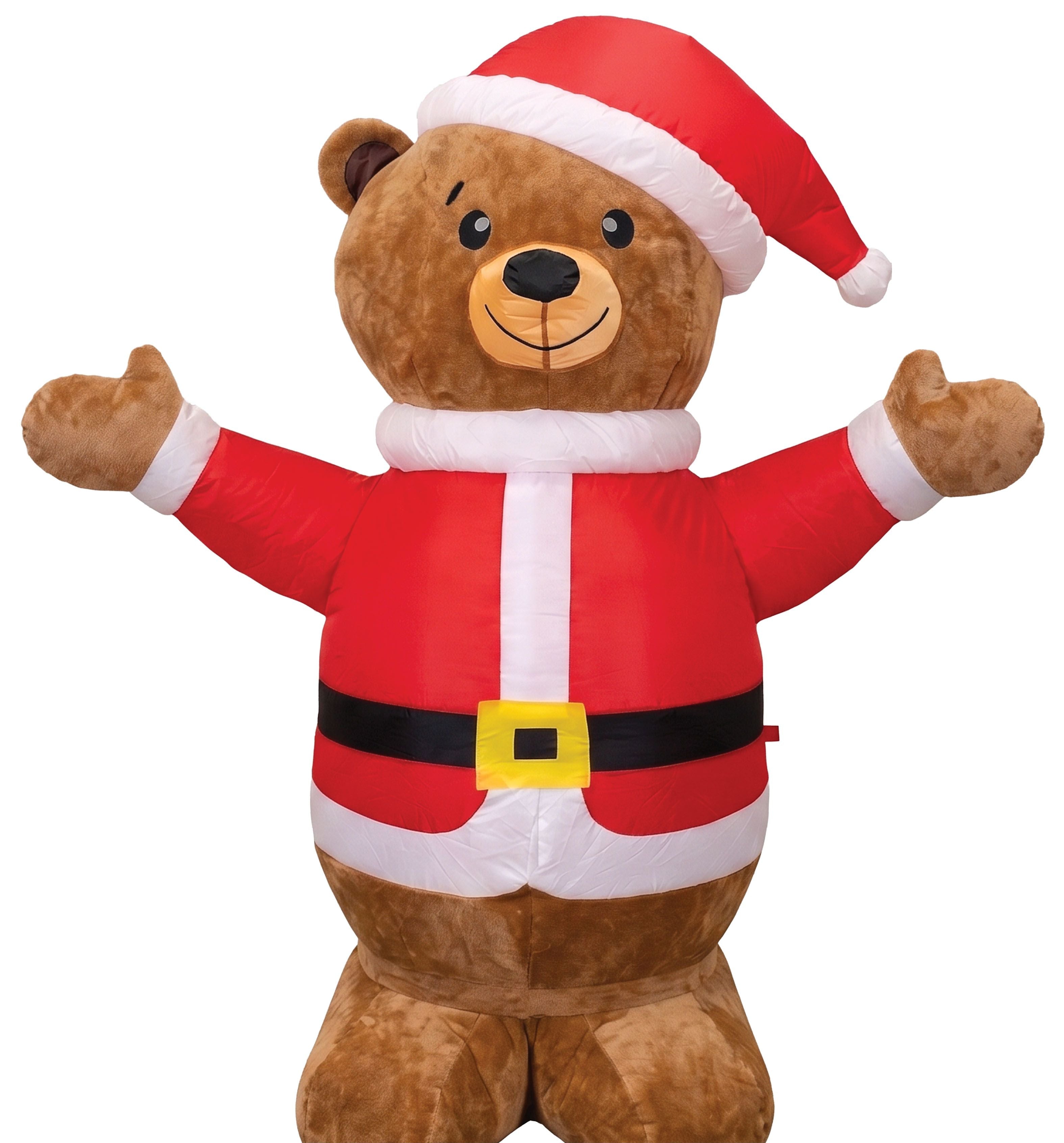 Ourson de Noël gonflable avec lumière de 120 cm
