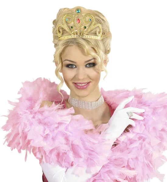 Tiara dorada y decorada COMPLEMENTOS Widmann