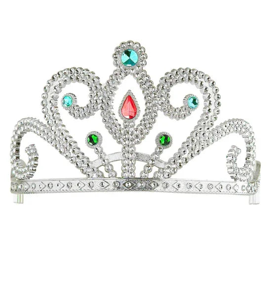 Tiara plateada y decorada COMPLEMENTOS Widmann