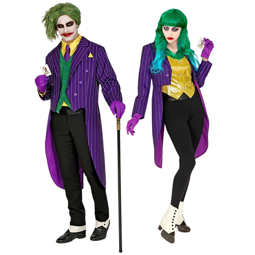 Disfraces en Pareja de Joker con Chaqueta Joker Disfraces Simon