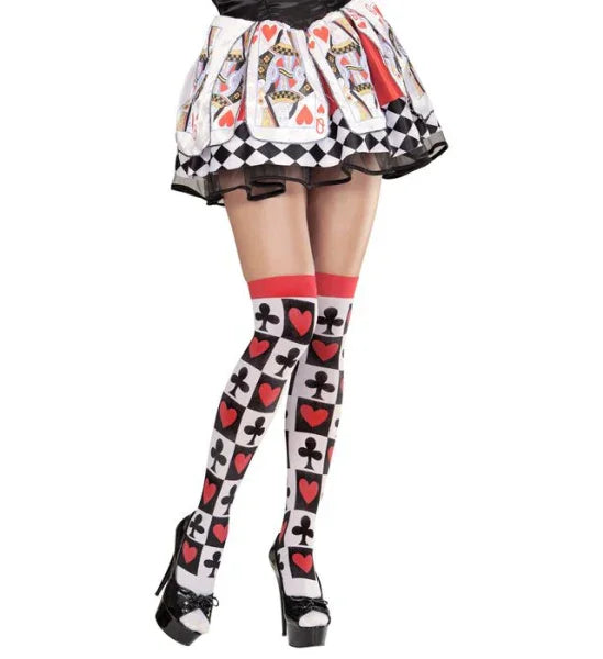 Medias Poker - Corazones COMPLEMENTOS Widmann