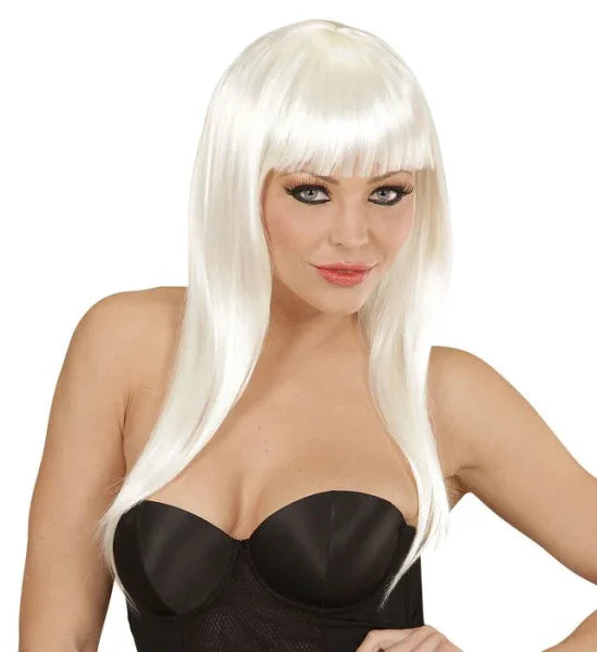 Peluca Melena Blanca COMPLEMENTOS Widmann